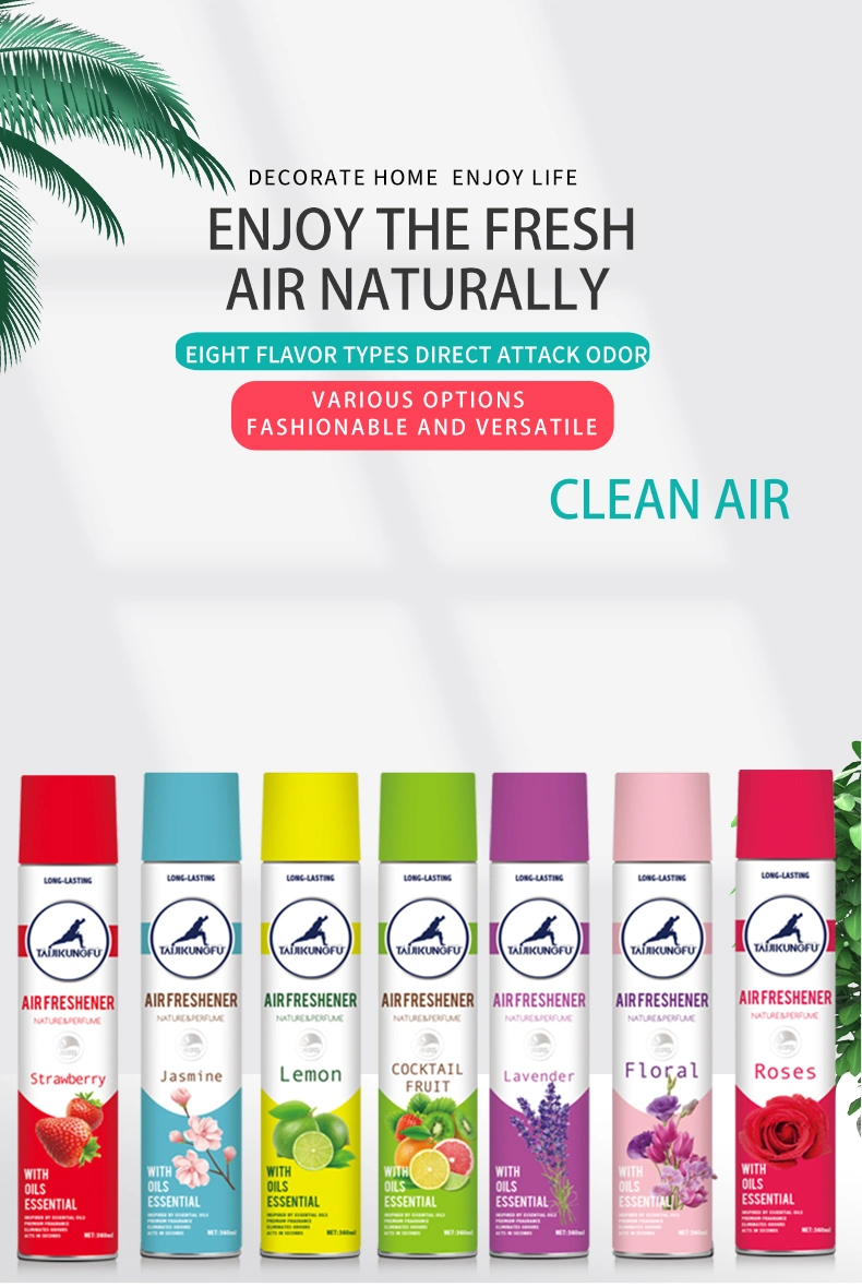 Hot-Selling 300ml Car House Air Freshener Spray Long Lasting